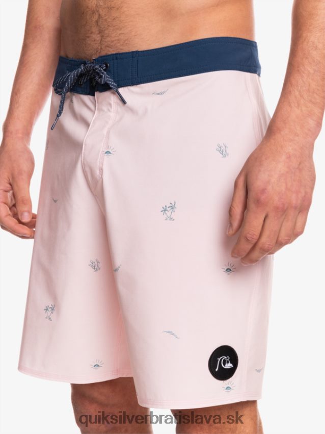 surfsilk rozložil 19 šortiek Quiksilver muži B80HXR1813 zahalená ruža