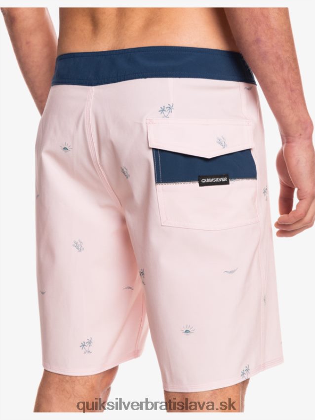 surfsilk rozložil 19 šortiek Quiksilver muži B80HXR1813 zahalená ruža