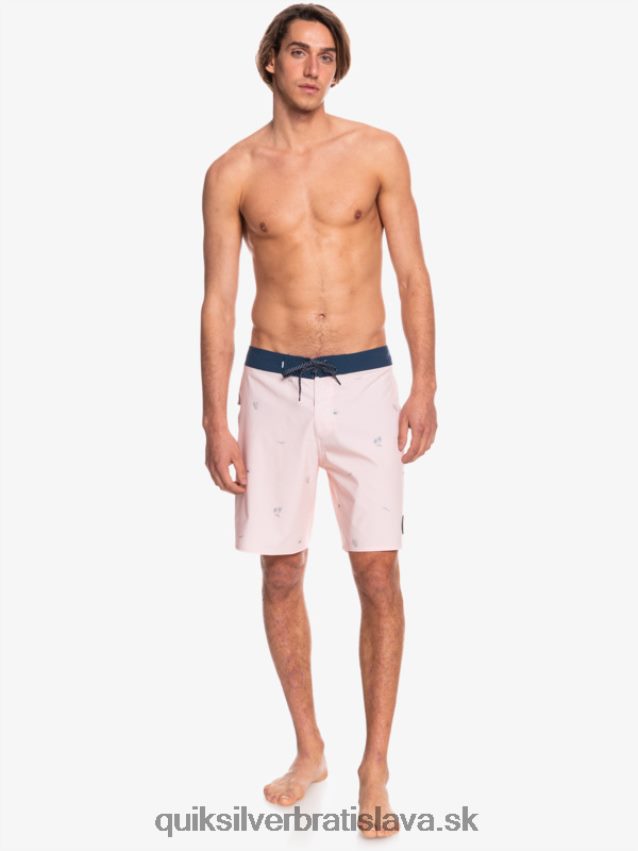 surfsilk rozložil 19 šortiek Quiksilver muži B80HXR1813 zahalená ruža