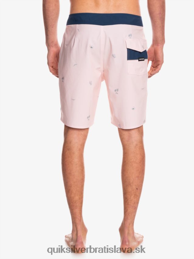 surfsilk rozložil 19 šortiek Quiksilver muži B80HXR1813 zahalená ruža