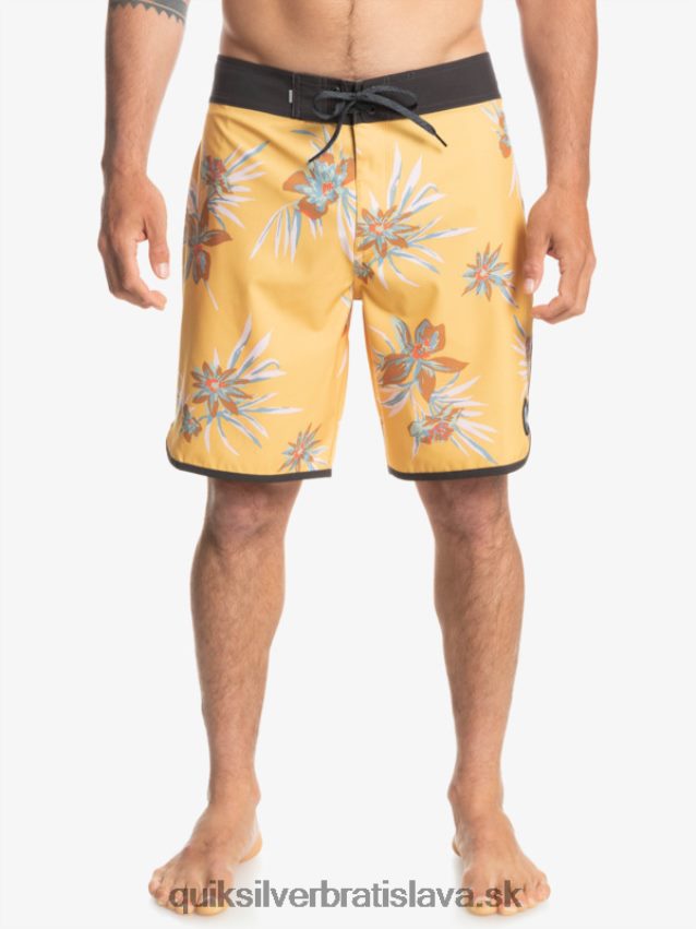 surfsilk scallop 19 boardshorts Quiksilver muži B80HXR1491 okrová