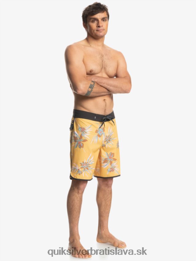 surfsilk scallop 19 boardshorts Quiksilver muži B80HXR1491 okrová