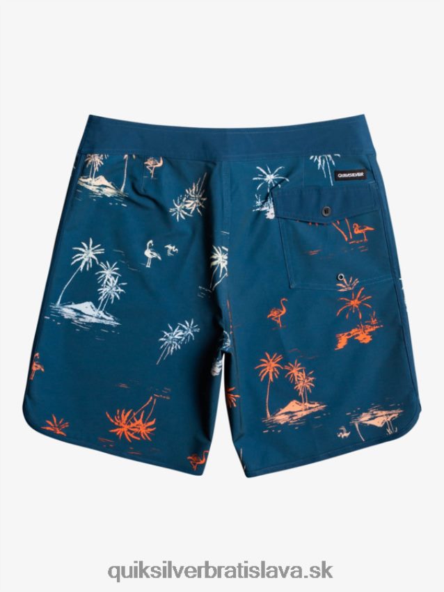 surfsilk scallop 19 boardshorts Quiksilver muži B80HXR1492 majolika modrá