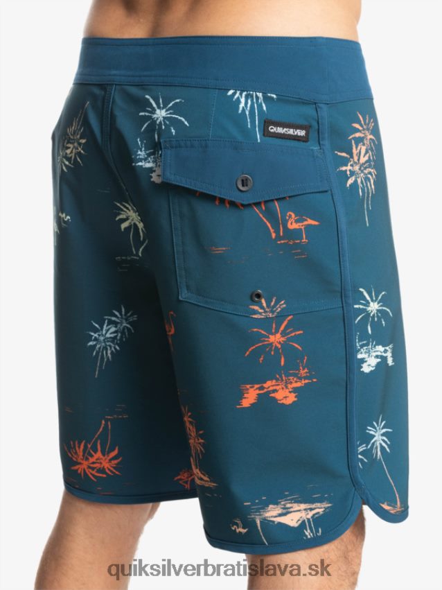 surfsilk scallop 19 boardshorts Quiksilver muži B80HXR1492 majolika modrá