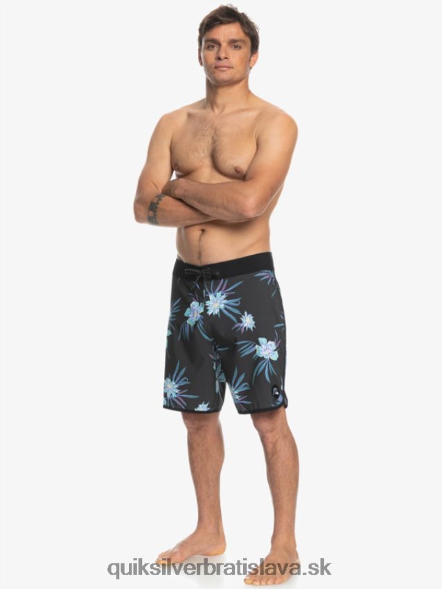 surfsilk scallop 19 boardshorts Quiksilver muži B80HXR1493 asfaltka