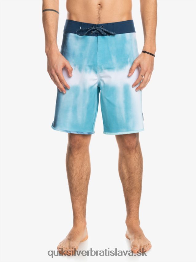 surfsilk scallop 19 boardshorts Quiksilver muži B80HXR1494 delfská modrá