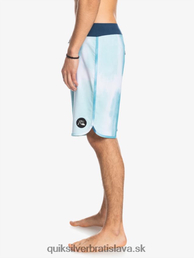 surfsilk scallop 19 boardshorts Quiksilver muži B80HXR1494 delfská modrá
