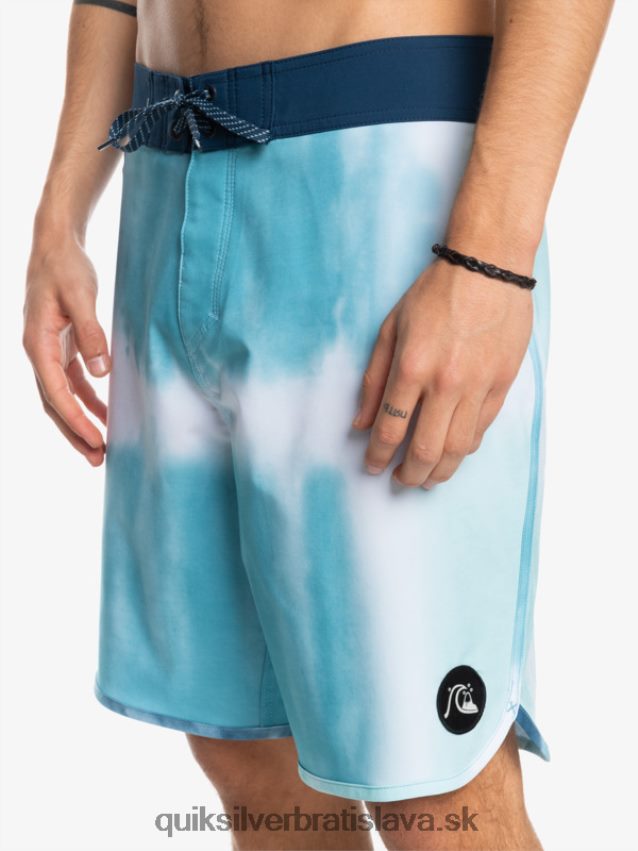 surfsilk scallop 19 boardshorts Quiksilver muži B80HXR1494 delfská modrá