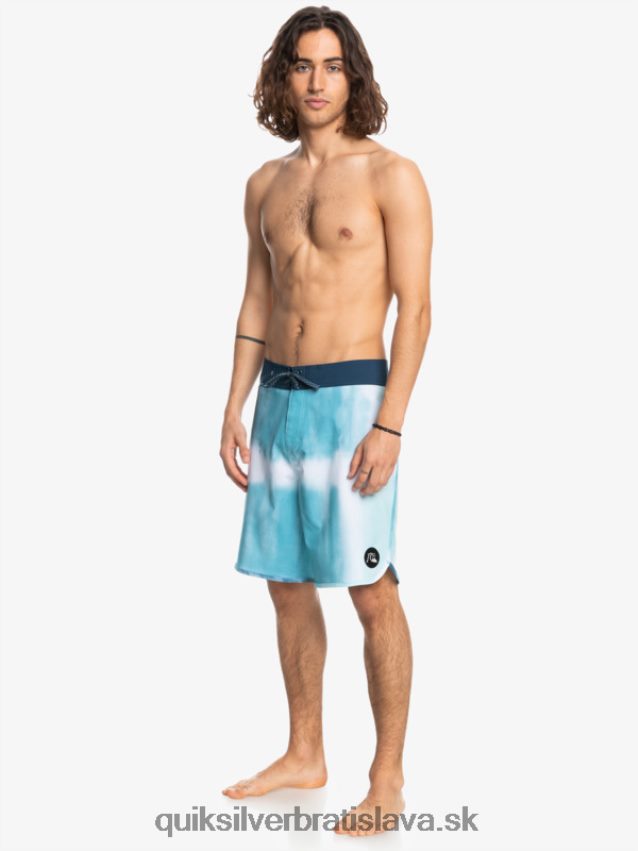 surfsilk scallop 19 boardshorts Quiksilver muži B80HXR1494 delfská modrá