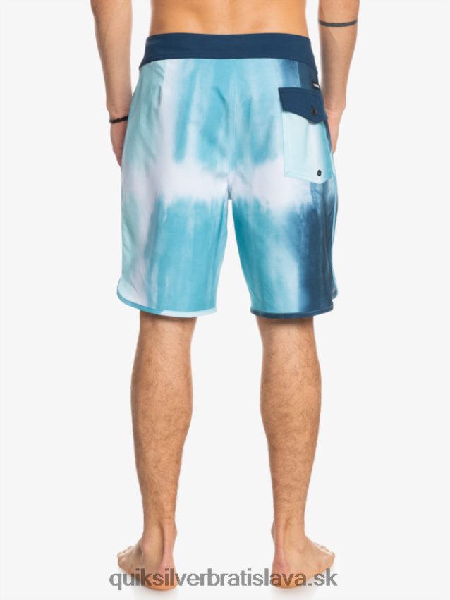 surfsilk scallop 19 boardshorts Quiksilver muži B80HXR1494 delfská modrá