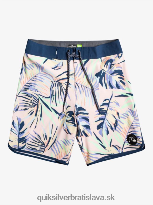 surfsilk scallop 19 boardshorts Quiksilver muži B80HXR1495 broskyňový bič
