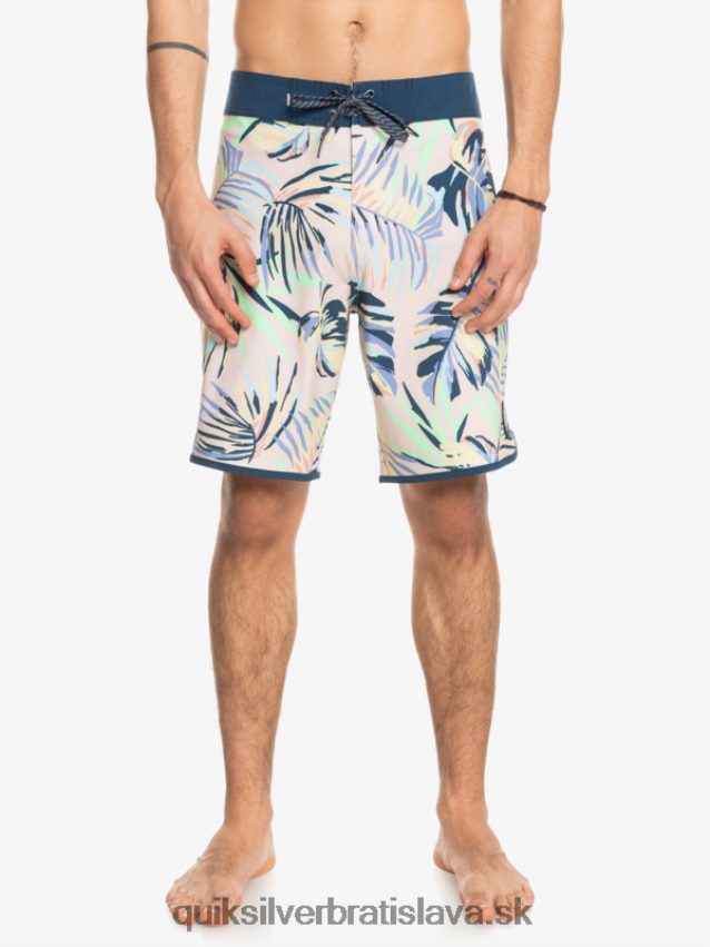 surfsilk scallop 19 boardshorts Quiksilver muži B80HXR1495 broskyňový bič
