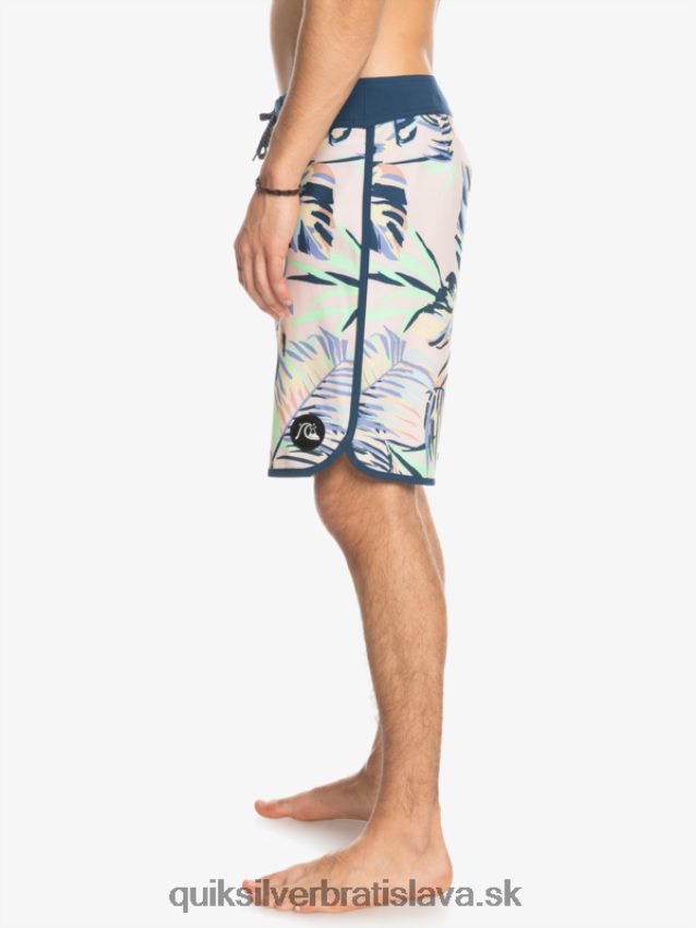 surfsilk scallop 19 boardshorts Quiksilver muži B80HXR1495 broskyňový bič