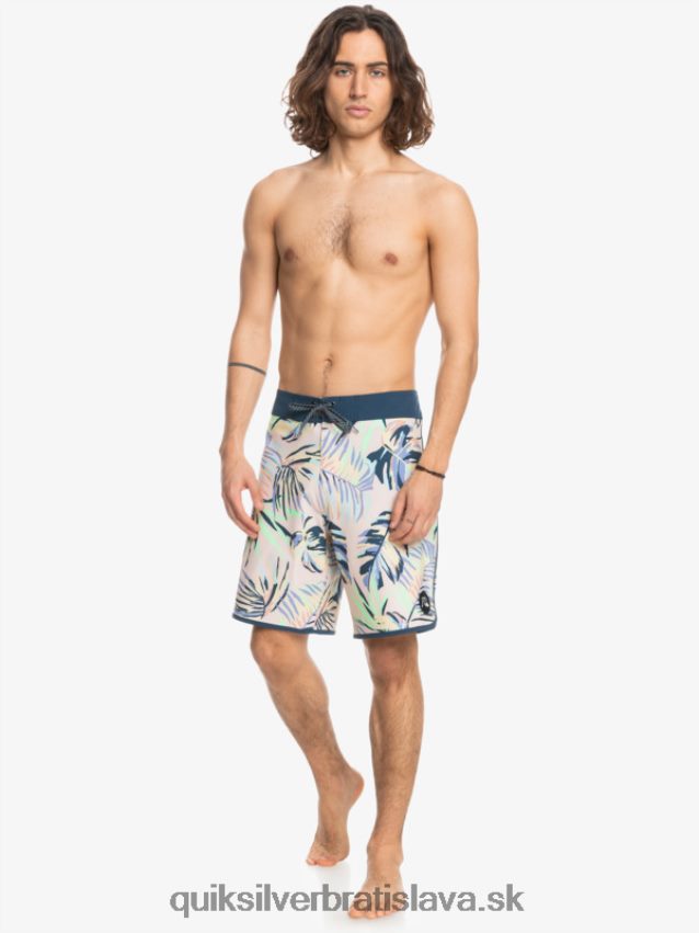 surfsilk scallop 19 boardshorts Quiksilver muži B80HXR1495 broskyňový bič