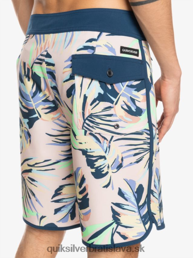 surfsilk scallop 19 boardshorts Quiksilver muži B80HXR1495 broskyňový bič