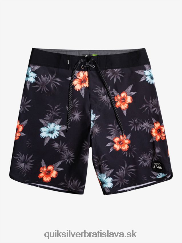 surfsilk scallop 19 boardshorts Quiksilver muži B80HXR1496 čierna
