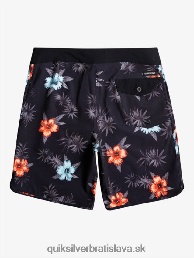 surfsilk scallop 19 boardshorts Quiksilver muži B80HXR1496 čierna