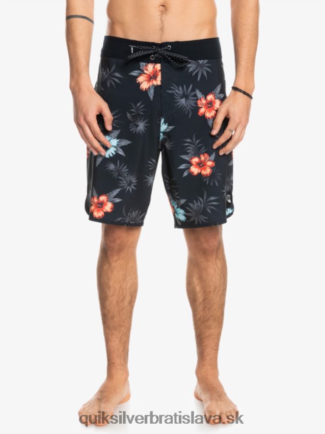 surfsilk scallop 19 boardshorts Quiksilver muži B80HXR1496 čierna