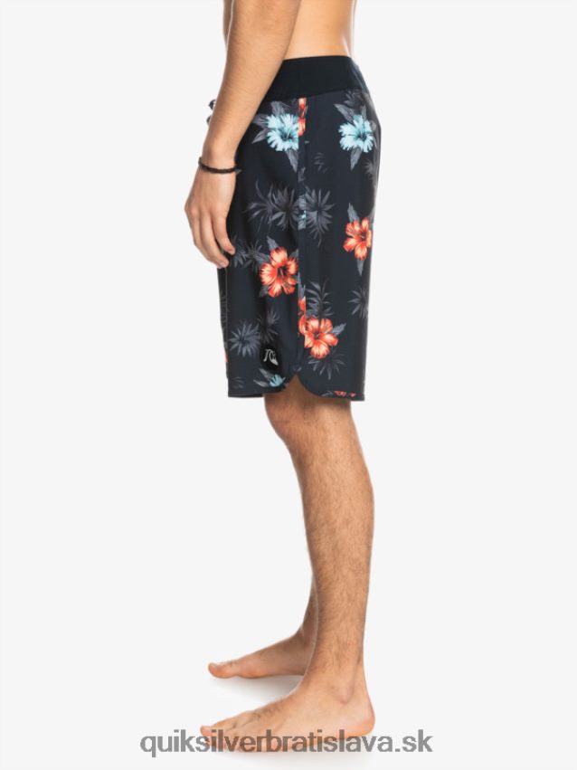 surfsilk scallop 19 boardshorts Quiksilver muži B80HXR1496 čierna