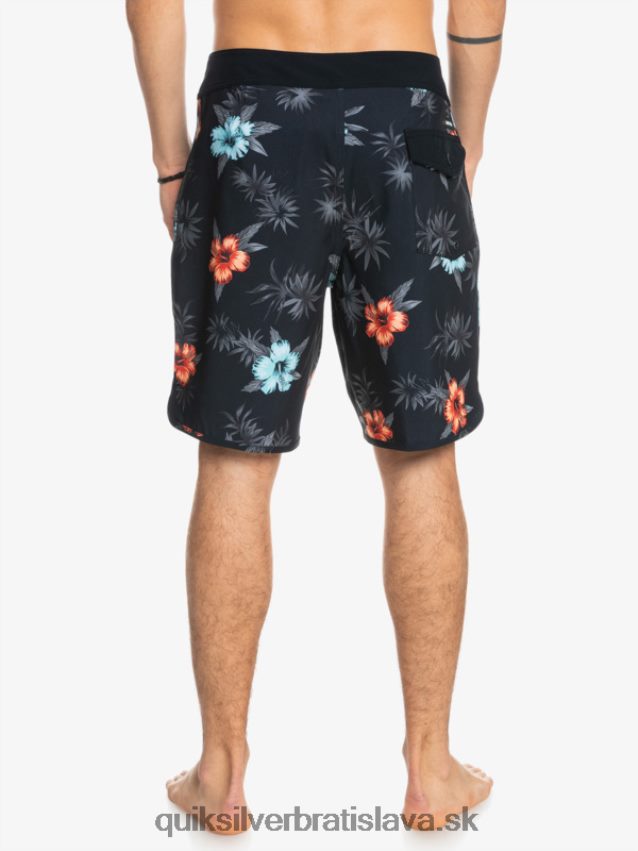 surfsilk scallop 19 boardshorts Quiksilver muži B80HXR1496 čierna