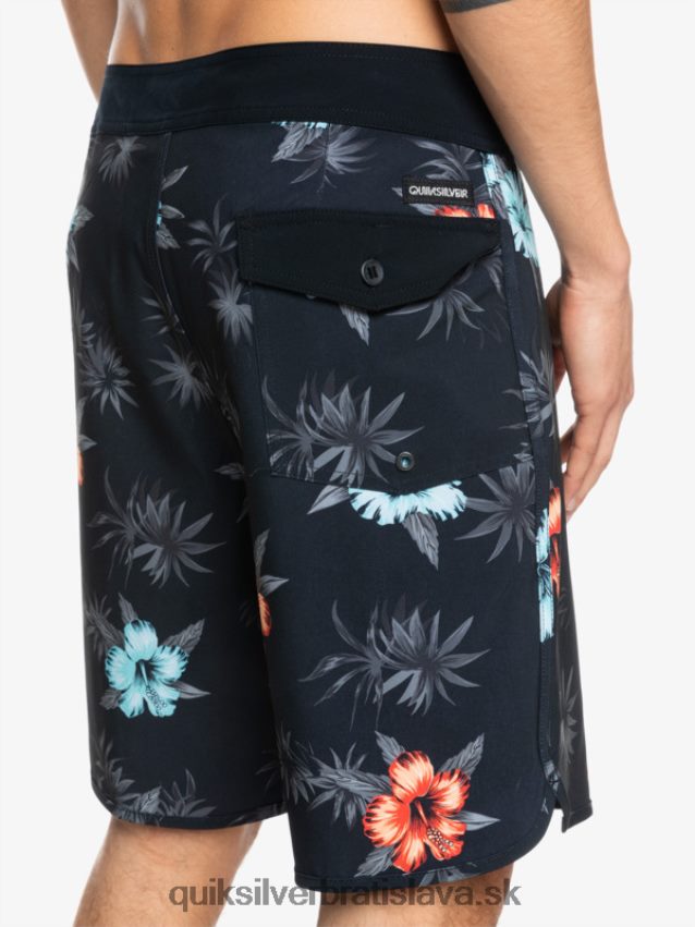 surfsilk scallop 19 boardshorts Quiksilver muži B80HXR1496 čierna