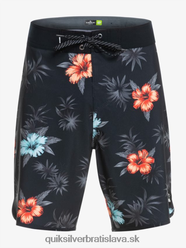 surfsilk scallop 19 boardshorts Quiksilver muži B80HXR1496 čierna