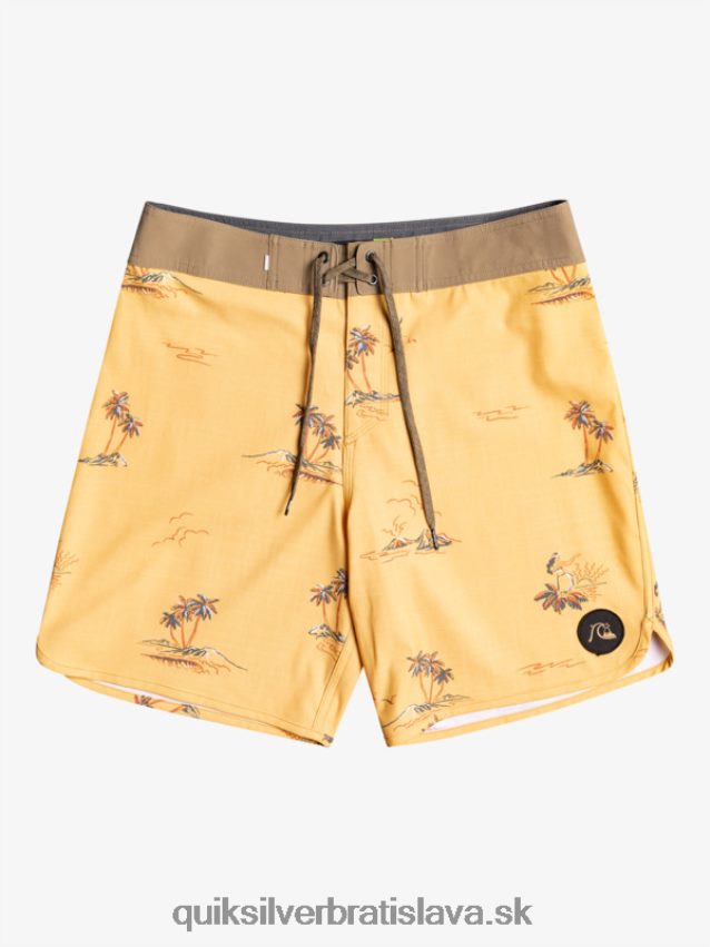 surfsilk scallop 19 boardshorts Quiksilver muži B80HXR1497 okrová