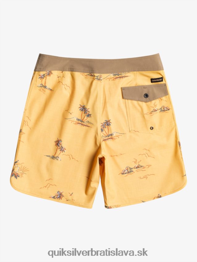 surfsilk scallop 19 boardshorts Quiksilver muži B80HXR1497 okrová