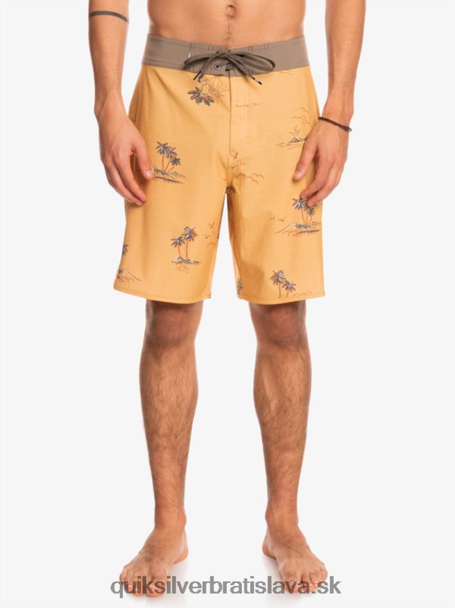 surfsilk scallop 19 boardshorts Quiksilver muži B80HXR1497 okrová