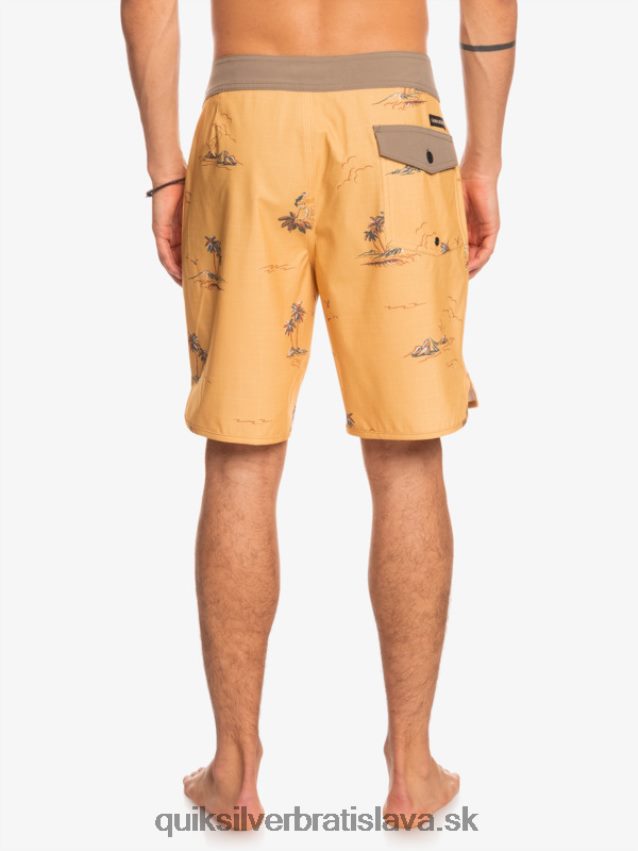 surfsilk scallop 19 boardshorts Quiksilver muži B80HXR1497 okrová