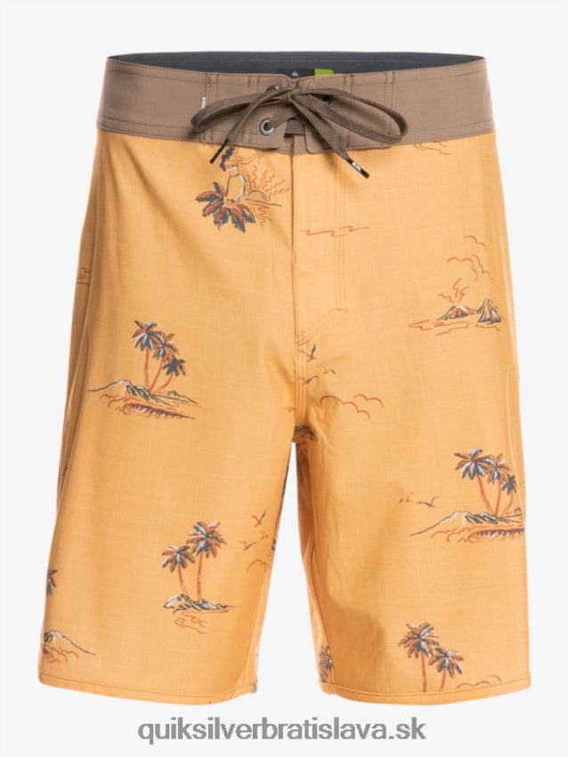 surfsilk scallop 19 boardshorts Quiksilver muži B80HXR1497 okrová