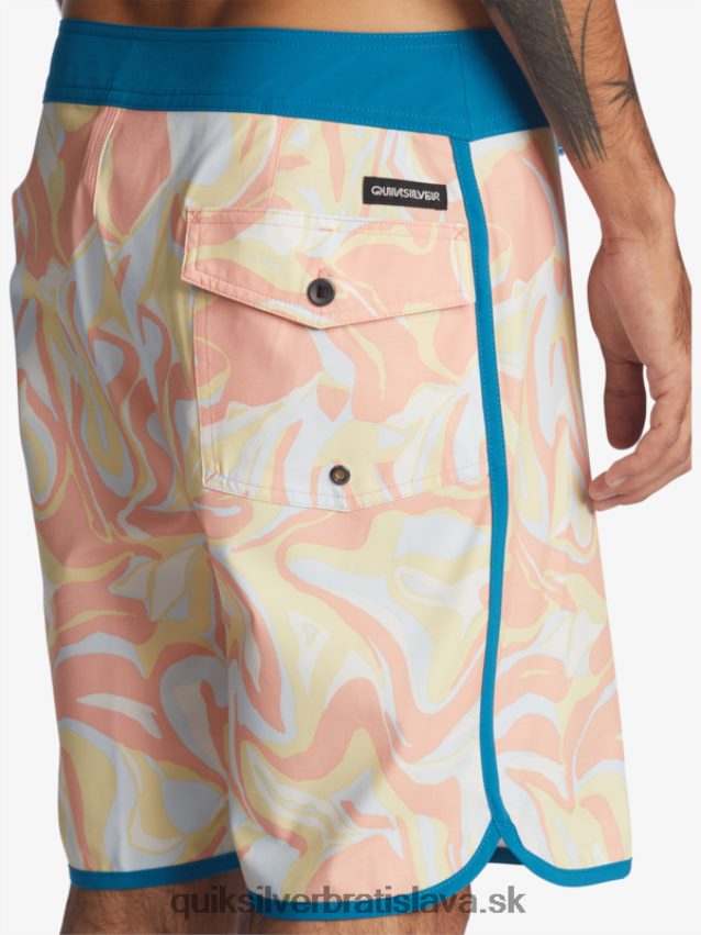 surfsilk scallop 19 boardshorts Quiksilver muži B80HXR1499 broskyňová ružová
