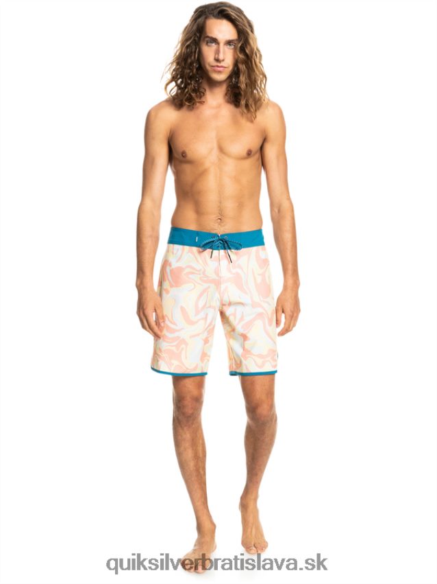 surfsilk scallop 19 boardshorts Quiksilver muži B80HXR1499 broskyňová ružová