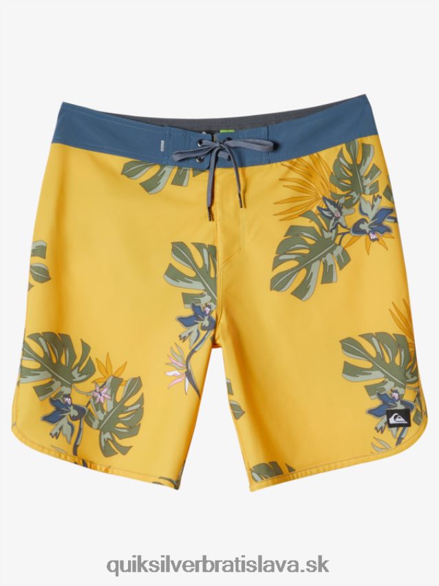 surfsilk scallop 19 boardshorts Quiksilver muži B80HXR214 žĺtok