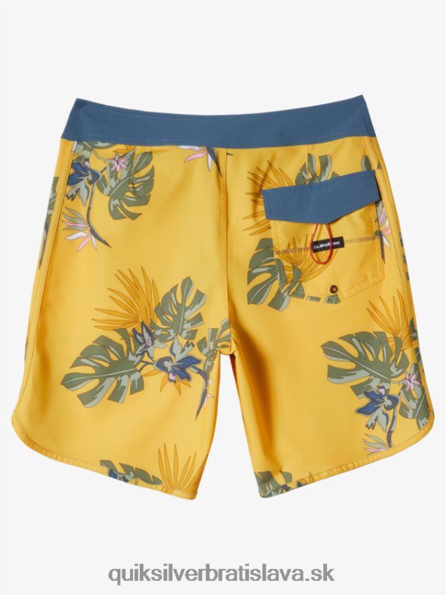 surfsilk scallop 19 boardshorts Quiksilver muži B80HXR214 žĺtok