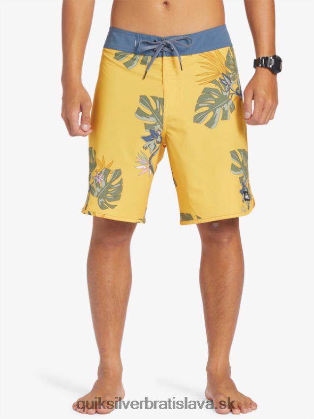 surfsilk scallop 19 boardshorts Quiksilver muži B80HXR214 žĺtok