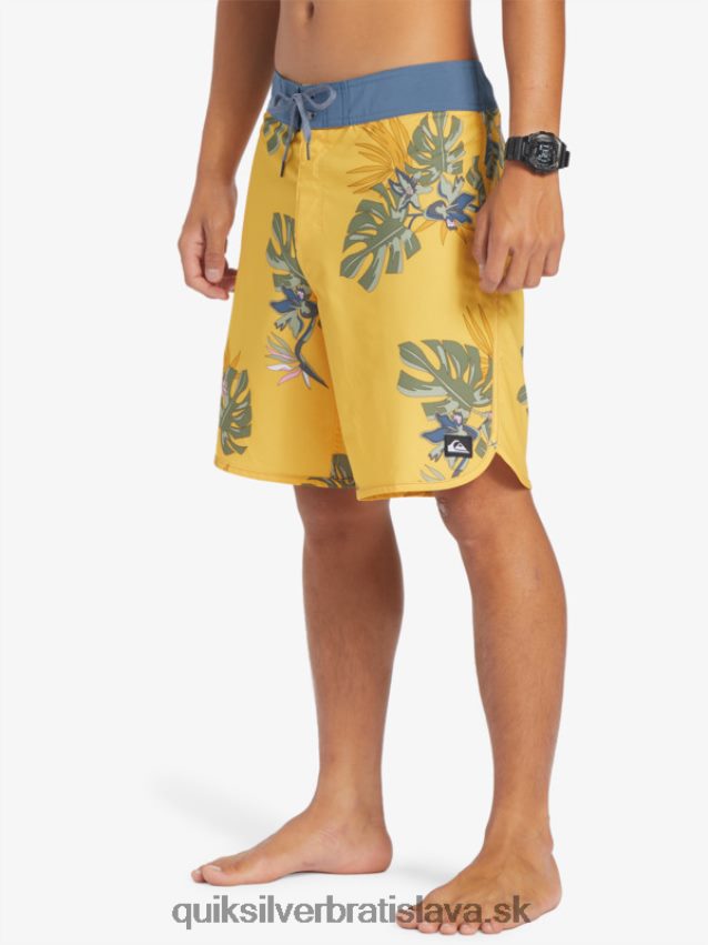 surfsilk scallop 19 boardshorts Quiksilver muži B80HXR214 žĺtok