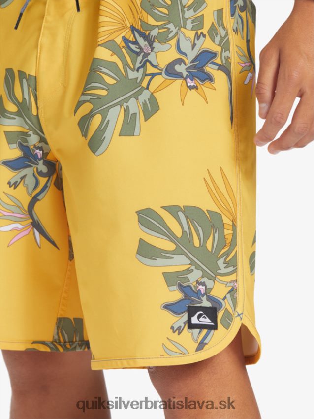 surfsilk scallop 19 boardshorts Quiksilver muži B80HXR214 žĺtok