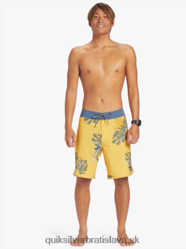 surfsilk scallop 19 boardshorts Quiksilver muži B80HXR214 žĺtok