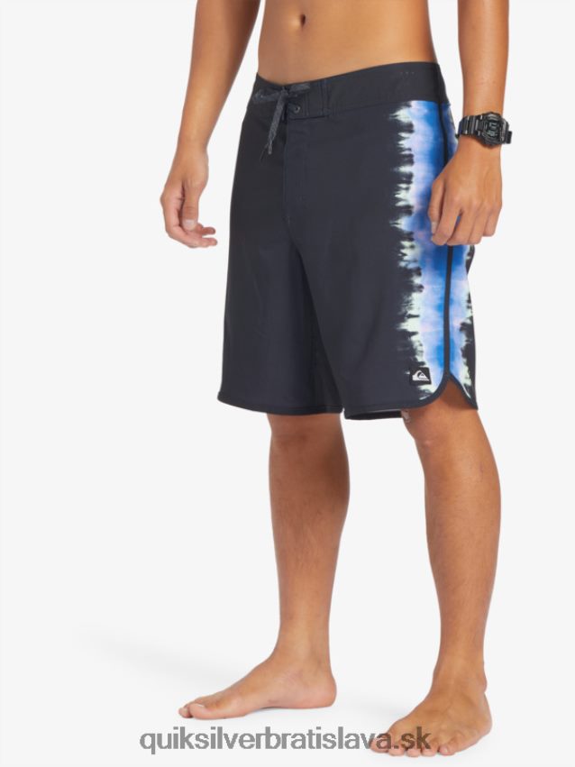 surfsilk scallop 19 boardshorts Quiksilver muži B80HXR216 čierna