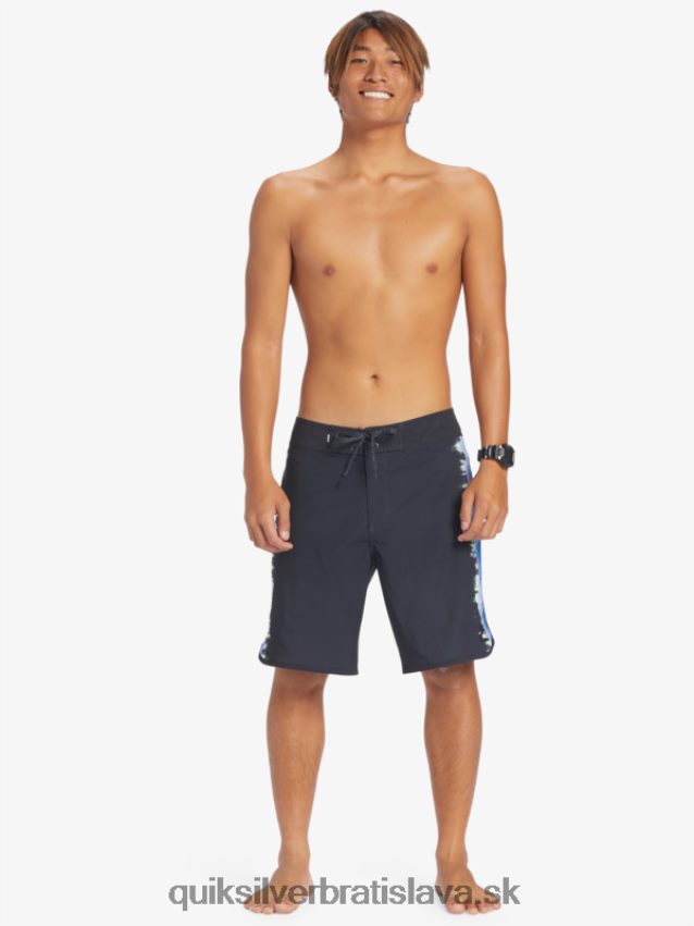 surfsilk scallop 19 boardshorts Quiksilver muži B80HXR216 čierna