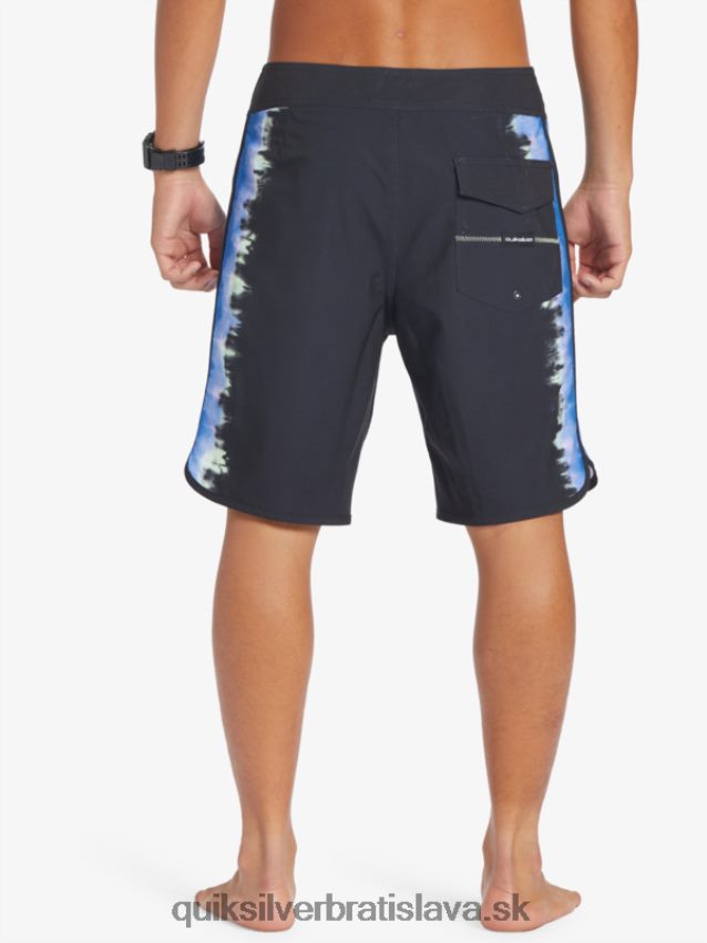 surfsilk scallop 19 boardshorts Quiksilver muži B80HXR216 čierna
