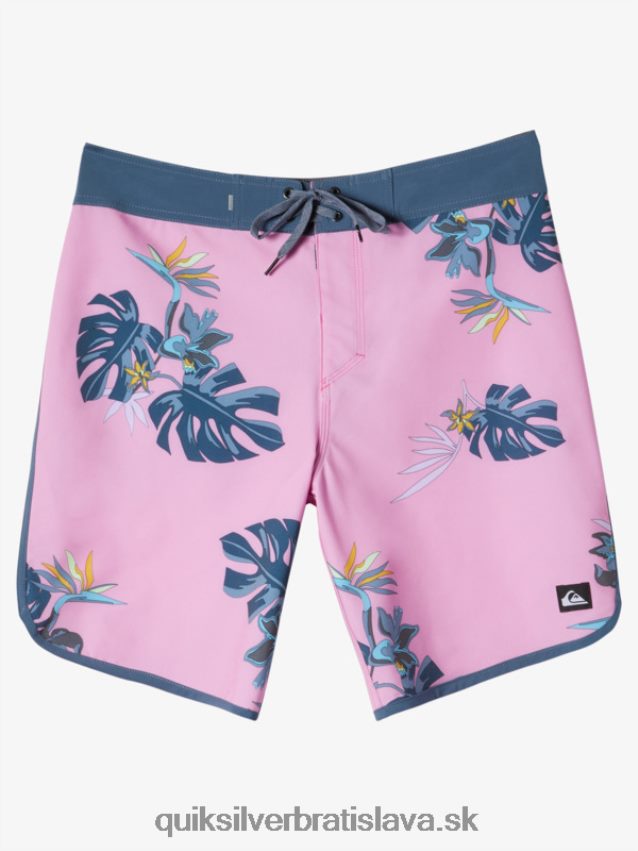 surfsilk scallop 19 boardshorts Quiksilver muži B80HXR217 mesačná svetlofialová