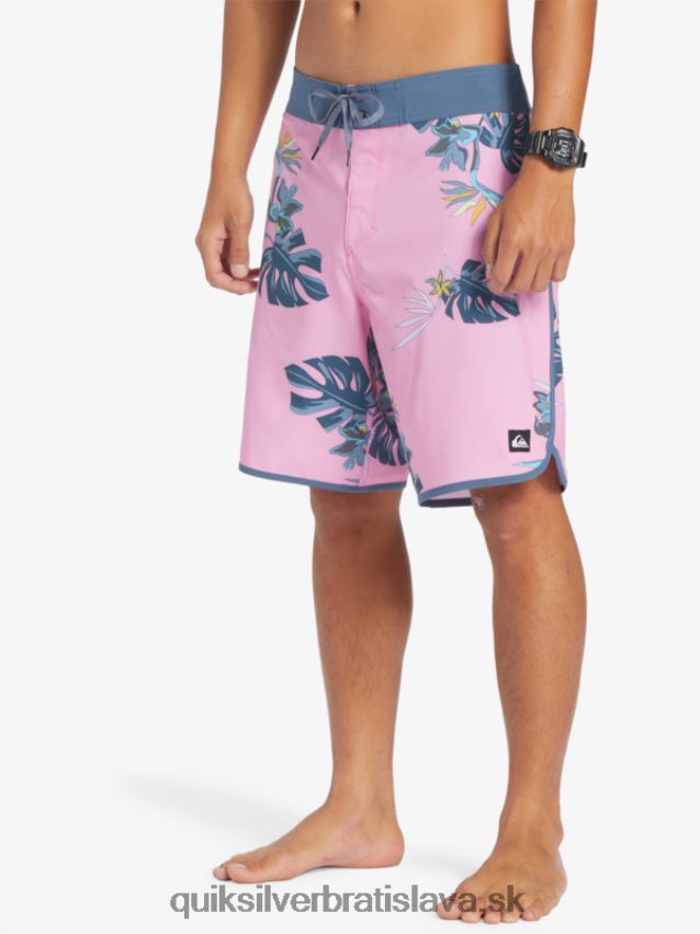 surfsilk scallop 19 boardshorts Quiksilver muži B80HXR217 mesačná svetlofialová