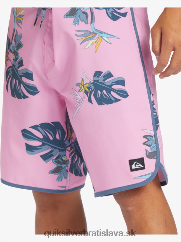 surfsilk scallop 19 boardshorts Quiksilver muži B80HXR217 mesačná svetlofialová