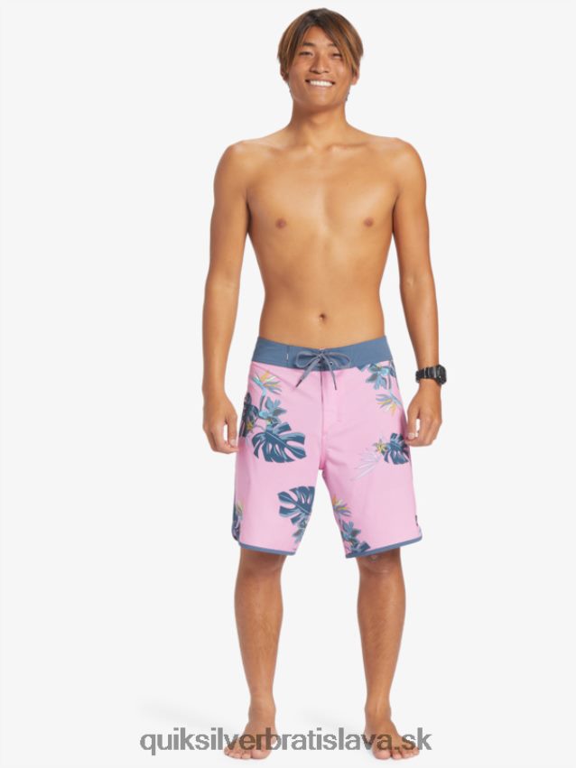 surfsilk scallop 19 boardshorts Quiksilver muži B80HXR217 mesačná svetlofialová