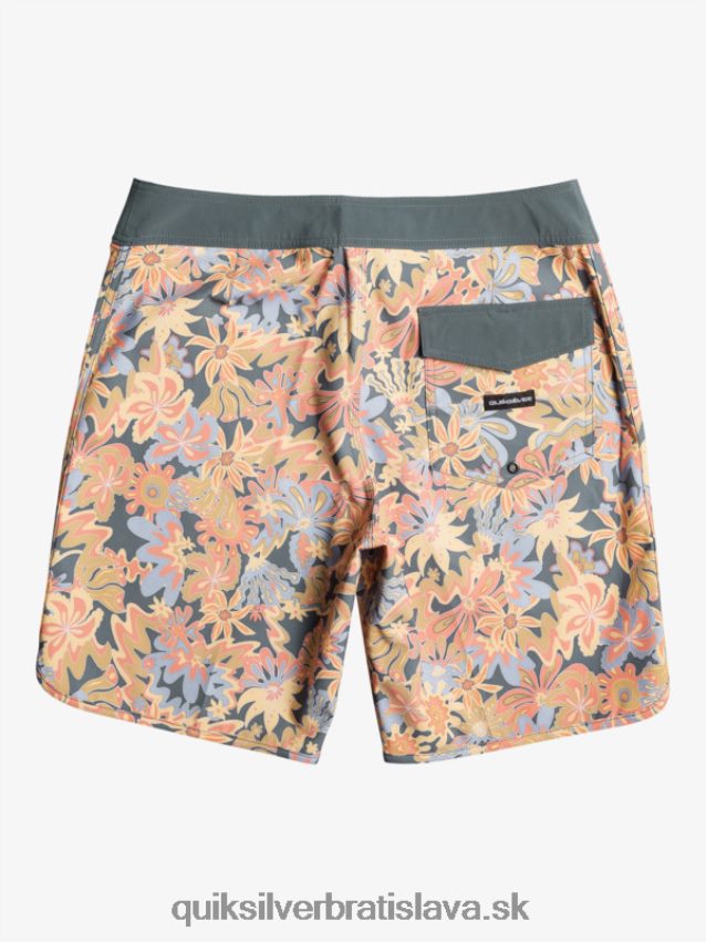surfsilk scallop 19 boardshorts Quiksilver muži B80HXR219 tmavá bridlica