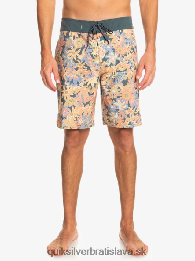 surfsilk scallop 19 boardshorts Quiksilver muži B80HXR219 tmavá bridlica