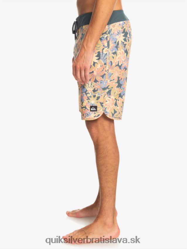 surfsilk scallop 19 boardshorts Quiksilver muži B80HXR219 tmavá bridlica