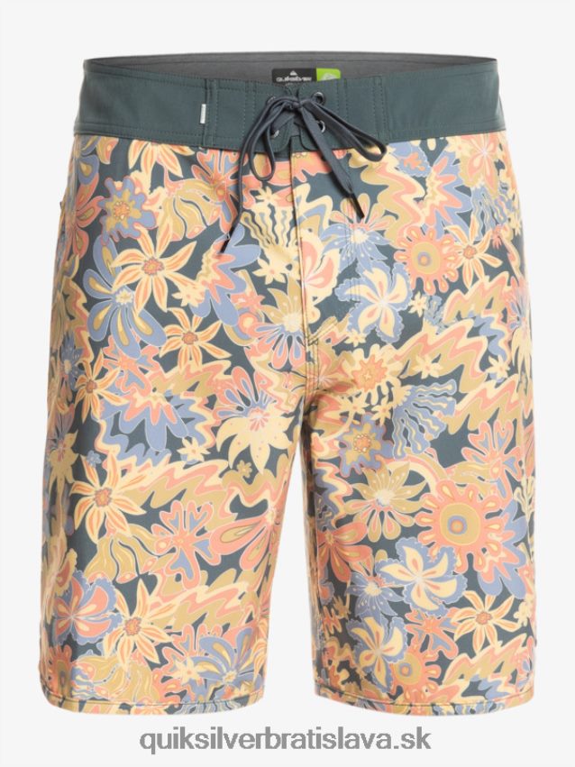 surfsilk scallop 19 boardshorts Quiksilver muži B80HXR219 tmavá bridlica